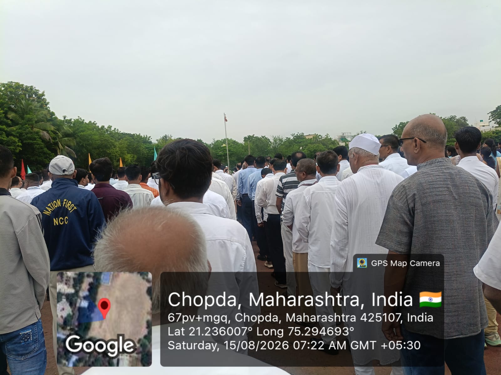  Independence Day Celebration ????????  15th August 2026 was successfully celebrated at Mahatma Gandhi Shikshan Mandal’s Smt. Sharadchandrika Suresh Patil College of Pharmacy, Chopda.